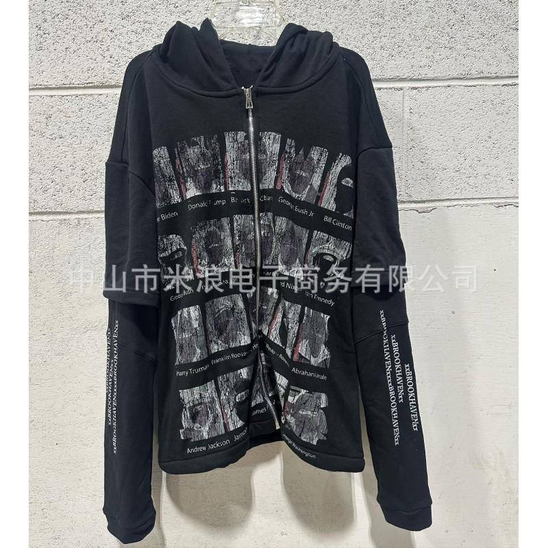 Unisex Oversized Hooded Sweatshirt With 3D Printed Graphic Streetwear Loose Fit Black Pullover