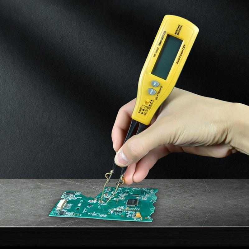 Digital Multimeter For Testing With LED Clip And Diode Detections Ideal For Circuit Board Repair And Craft Projects