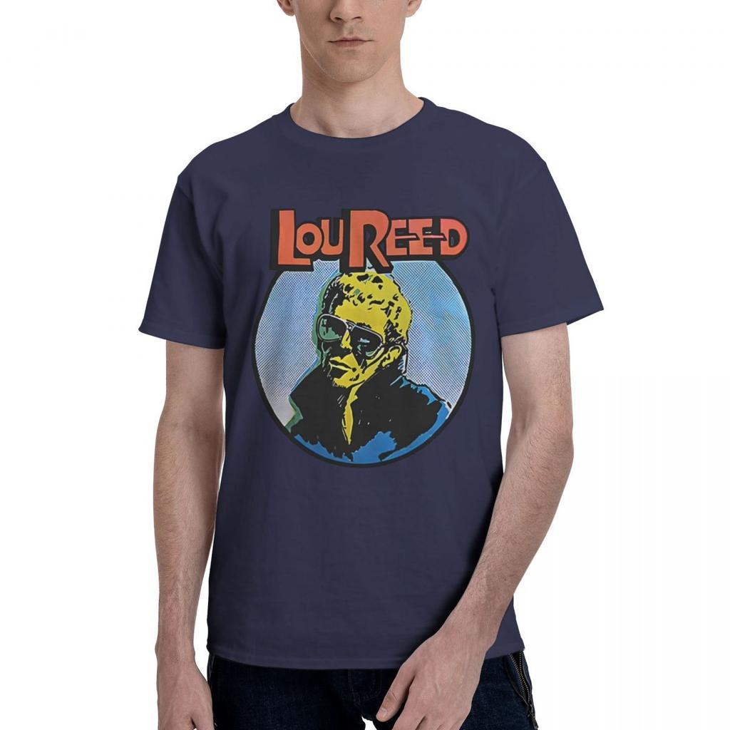 Lou Reed Signature 100 Cotton Casual Breathable Confortable Manga Funny Ugus TShirts Funny Gift