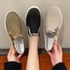 Sequin Flat Shoes Women's Sports Shoes Round Toe Shallow Mouth Sleeve Vulcanized Single Shoes Zapatos De Mujer Size 36-43