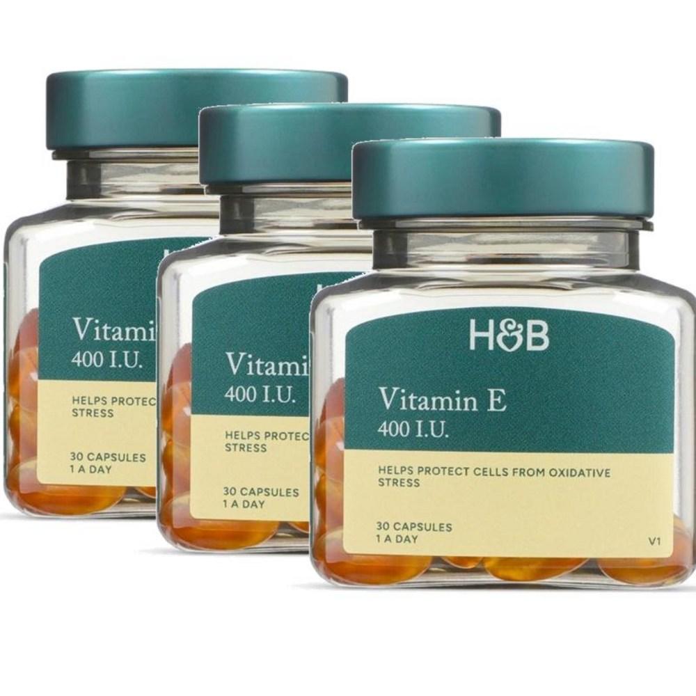 Holland & Barrett Vitamin E 400IU Capsules & E 3 pcs 30 Tablets