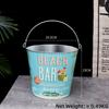 Internet Celebrity Retro Beer Beverage Ice Bucket High Aesthetic Home Handheld Tin Ice Bucket Camping Bar KTV Tonneau En Bois