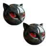 Mini Cat Stone Resin Cat Head Figurine Collectible Healing Stone Marble Texture Cat Stone Keepsake Gift for Cat Lovers Women Men