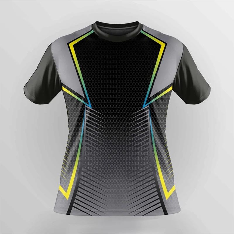 

Летняя теннисная одежда, мужская быстросохнущая футболка, женская тренировочная одежда для бадминтона, бег на открытом воздухе, короткий рукав, топ для мальчиков XL