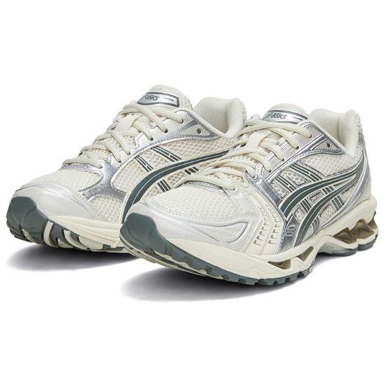 Asics Gel Kayano 14 Birch Dark Pewter Unisex Sneakers Cream 1201A019-200