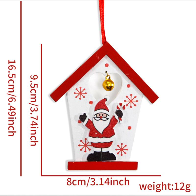 

Decoration Vivid Design Charming Design Christmas Decoration Supplies Best Selling Christmas Pendant Wooden Sign Hanging Crafts