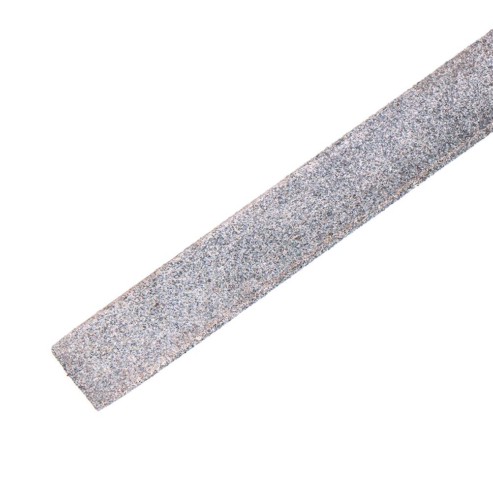 1 Pcs 180Mm Long Art Craft Flat Diamond File Grinding Tool Red Silver Tone