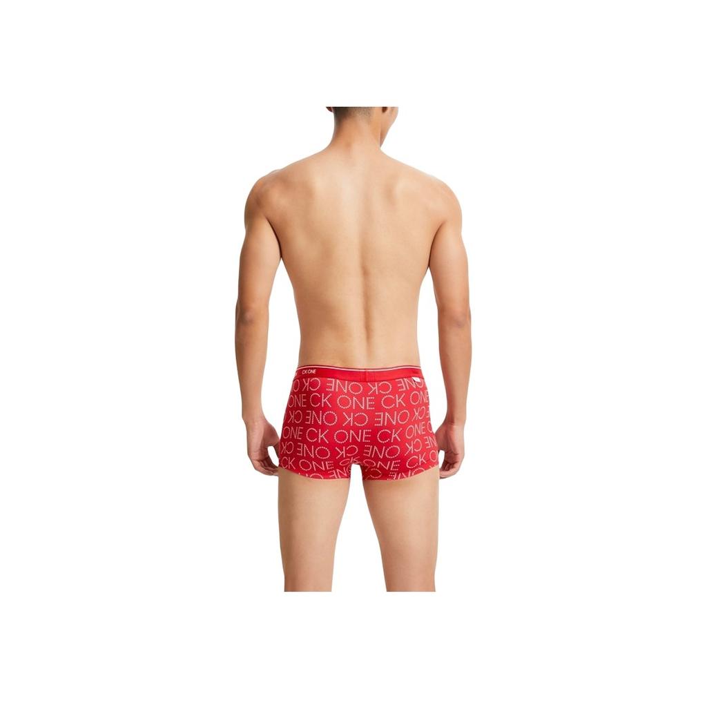 Calvin Klein Letter Print Boxer Briefs Men underwear Red NB2225-V4Y