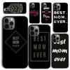 Best Mom Ever Vintage Design Phone Case for iPhone 17 Air 16 Coque 15 14 12 13 PLUS 11 PRO MAX Back Cover Fundas Shell