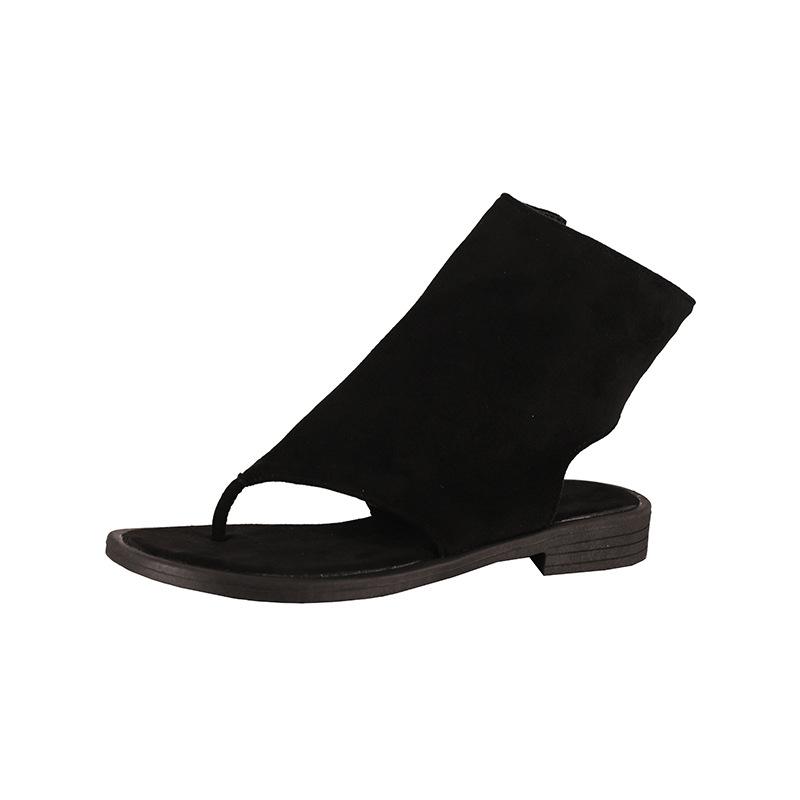 Botas 2026 Summer New Women's Flip Flops Retro Versatile Women Cool Boots Comfortable Anti Slip Women's Sandals Zapatos De Mujer