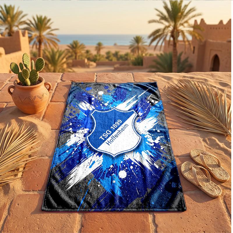 TSG Hoffenheim FC Print Microfiber Beach Towel Quick Dry Absorbent Large Towel For Beach Swimming Travel