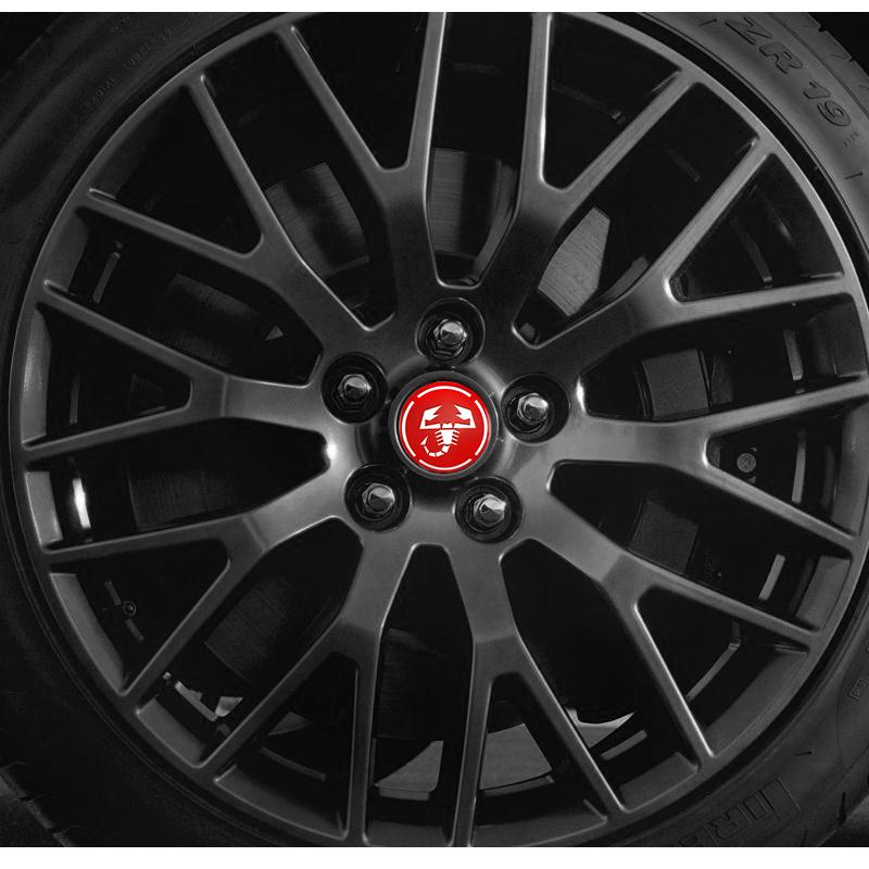 4Pcs 56mm Aluminum Alloy Car Wheel Center Sticker For Fiat Abarth 500e Panda Tipo FR Argo Freemont Viaggio Bravo Punto Doblo