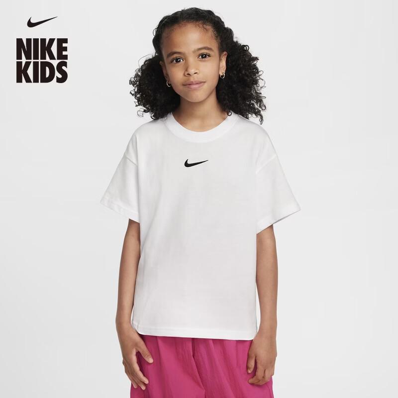 Nike Essential Girls Loose Cotton T-Shirt XL