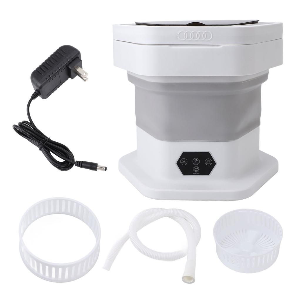 Portable Washing Machine 8L Foldable Miniature Washer Spin Dryer Laundry Washer for Underwear Baby C