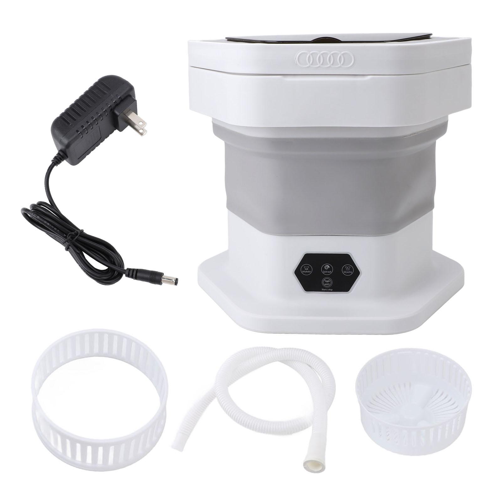 

Портативная стиральная машина 8л складная миниатюрная стиральная машина центрифуга стиральная машина для нижнего белья младенца серый