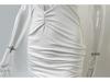 Halter Tie-Back Backless V-Neck Sleeveless Bodycon Dress for Women - European and American Style