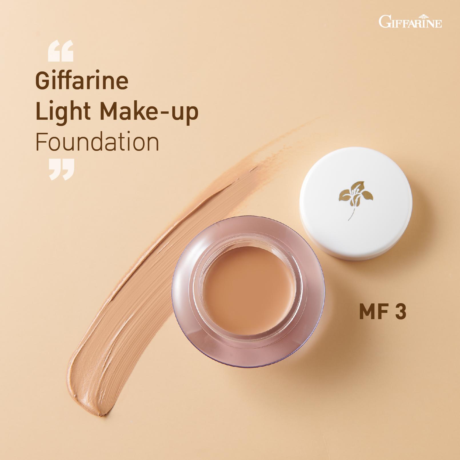 

Giffarine Light Make-Up Foundation, легкая формула кремовой основы, 14 г 12801-12803 MF03