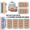 5 Layer Blades Power Shaving Razor Blade for Men