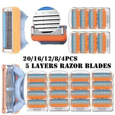 5 Layer Blades Power Shaving Razor Blade for Men