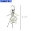 Adorable Bows Wing Key Chain For Girls And Teens Featuring Chic Star Shape And Smooth Texture Handbag Accessory