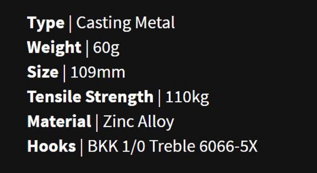 Malosi MA60-OX Metal Slicer Marksman 60 grams Onyx (2157)