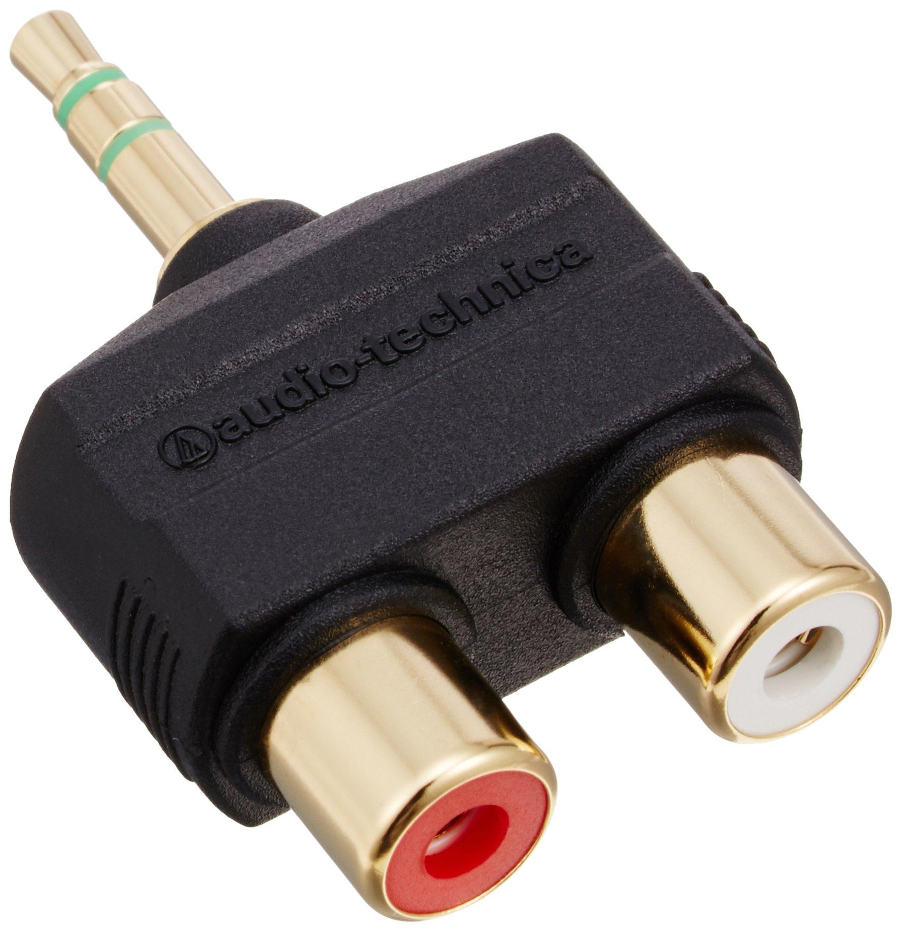 

GOLD LINK Fine Plug адаптер Pin x 2 стерео мини AT5204CS audio-technica - золотой