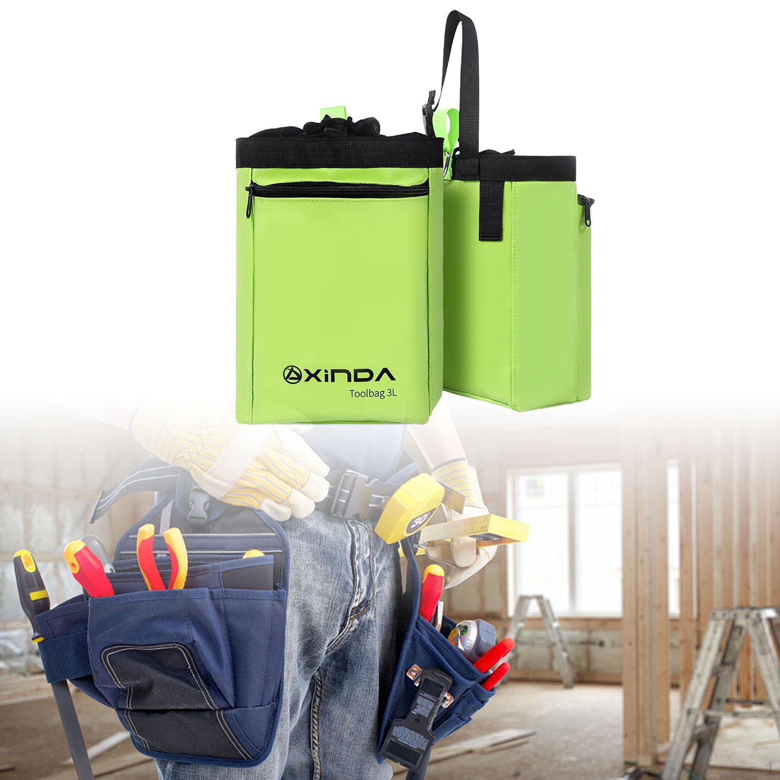 

Climbing Waist Bag Drawstring Pouch Practical Mountaineering Caving Construction Gardening Tool