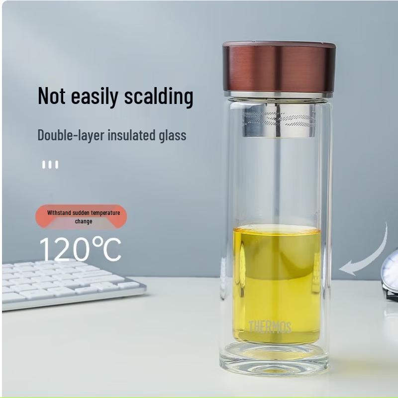 THERMOS Double-Layer Insulated Tea Glass