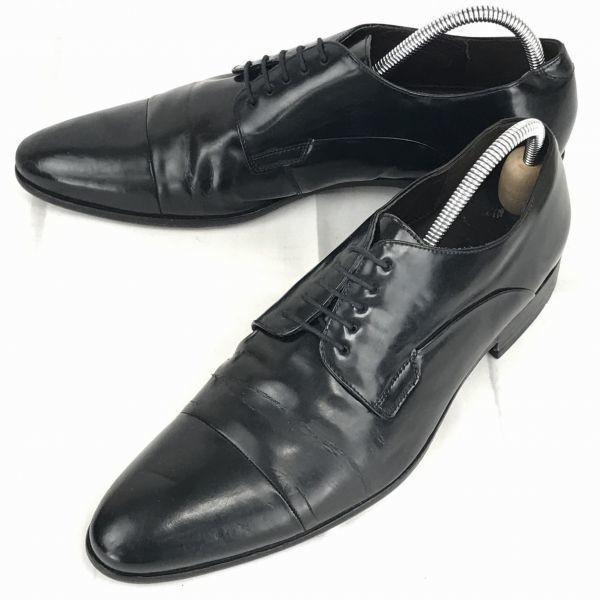 

Lloyd Germany Heavy Leather Straight Tip 26.5 Black Dress Shoes Business