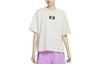 Drop Shoulder Sleeve T Shirt Women's Ivory White FJ2701-072