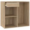 VidaXL Cosmetic Cabinet Sonoma Oak 80x40x75 Cm Engineered Wood808840