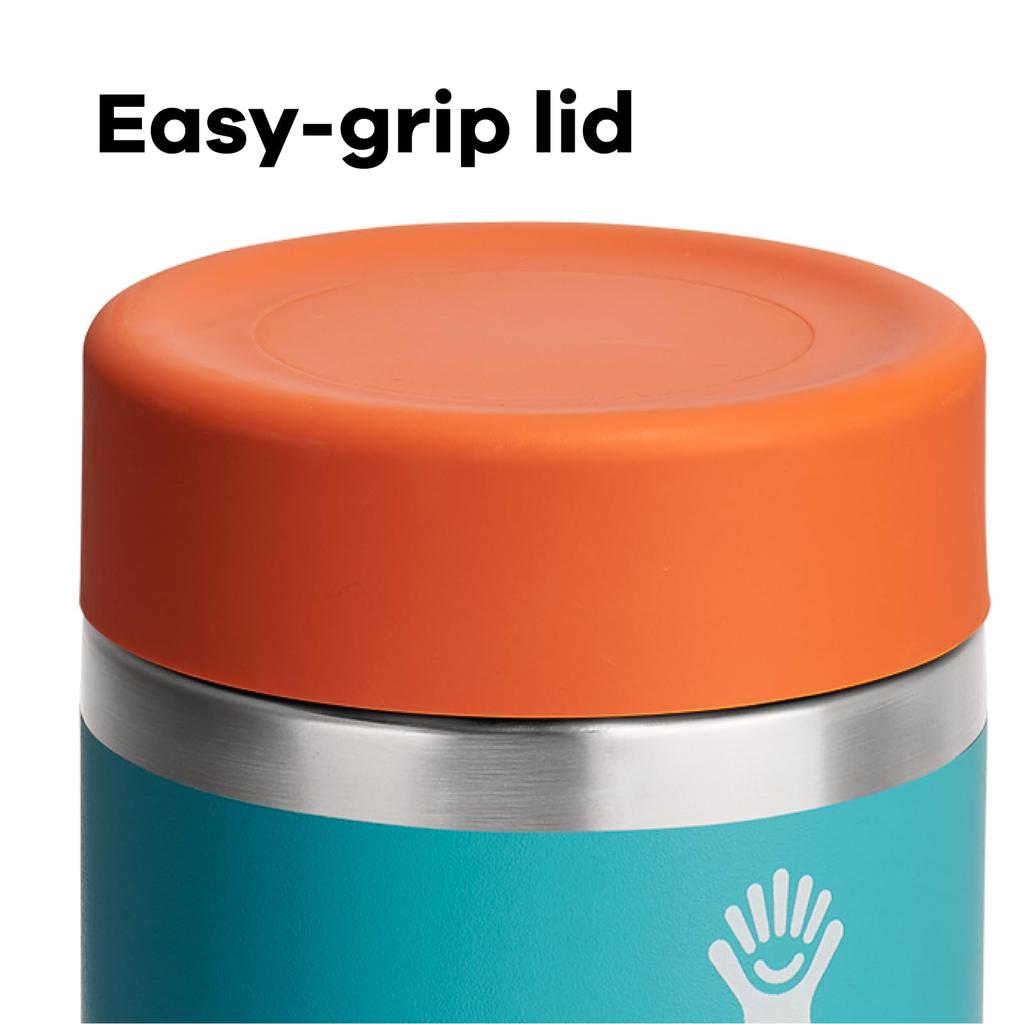 Kids Food Jar, 12oz (354ml) Anemone Design, Insulated Lunch Box, Soup Jar, Food Container, Insulated Lunch Box (Official Japanese Product)