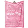 Multi-Color Pattern Blanket Flannel Soft Comfortable Home Blanket Warm Blanket Birthday Gift Family Friends
