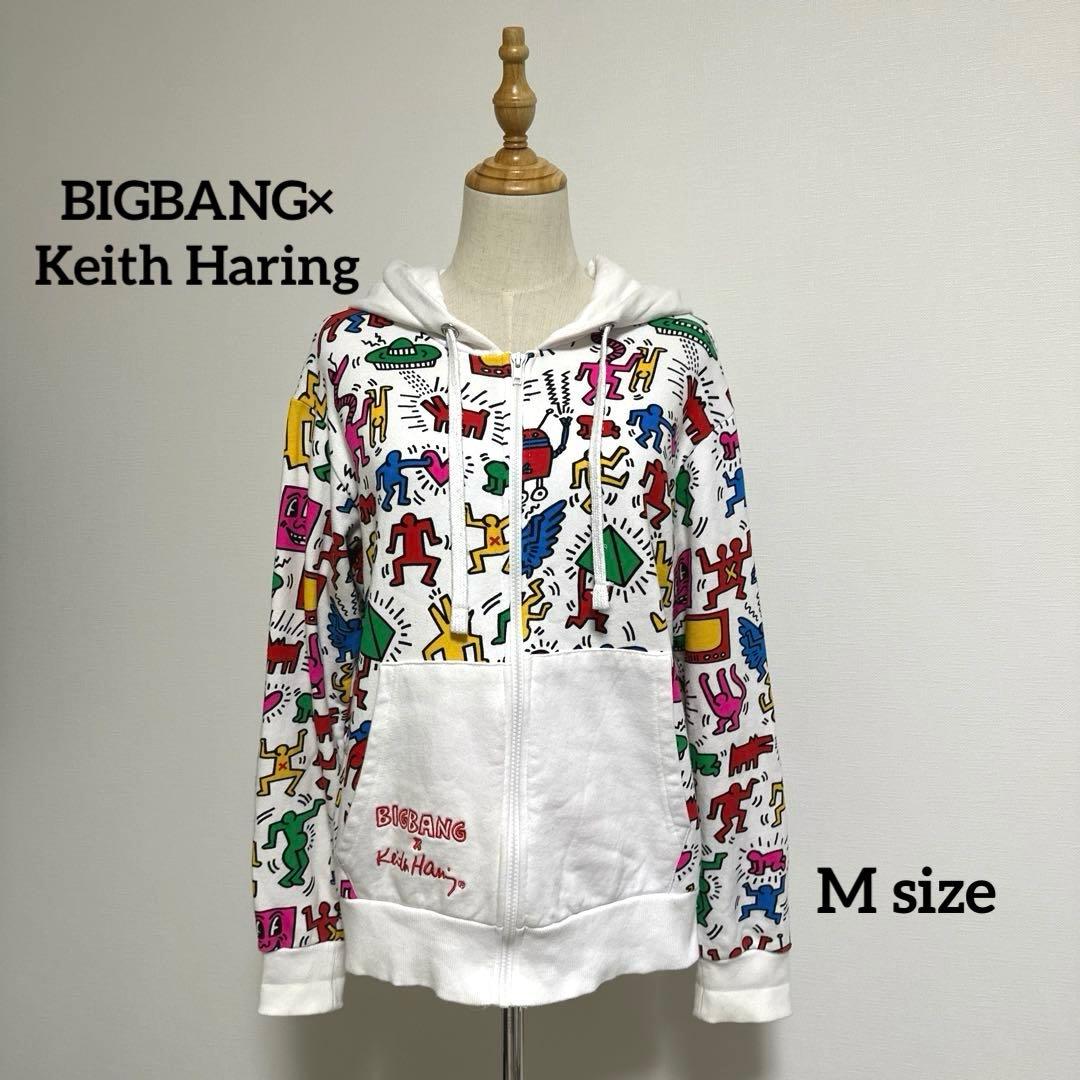 [Б/У] BIGBANG×Keith Haring Толстовка на молнии M Разноцветная