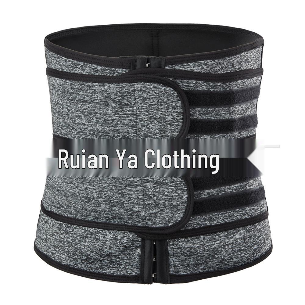 Zipper Waist Trainer & Yoga Bodysuit with Sweat Abdominal Belt for Fitness & Waist Shaping