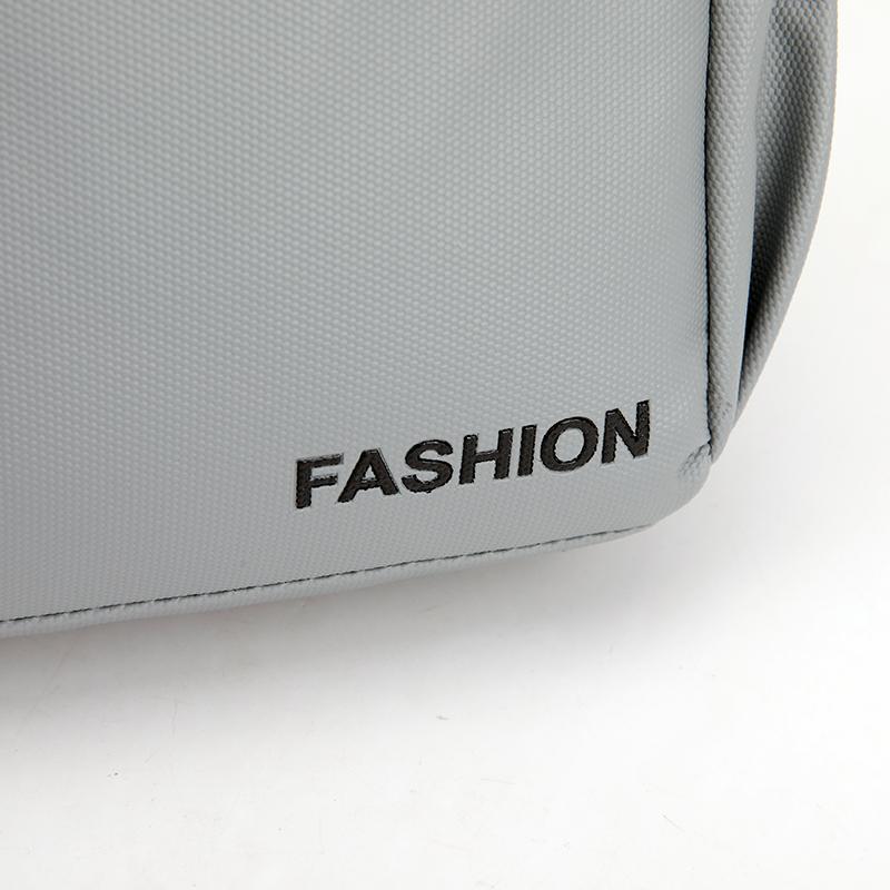 Men's Waterproof Chest Bag Multifunction Oxford Crossbody Shoulder Bag Messenger Travel Pack with A Headphone Wire Access Hole