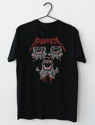 LIMITED NEW Babymetal Tour Japanese J-Pop Metal Music Band T-Shirt M-2XL Unisex T-Shirt
