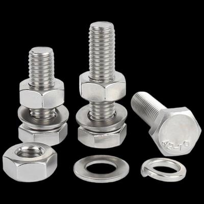 James 304 Stainless Steel Hex Screw Bolt & Nut Set