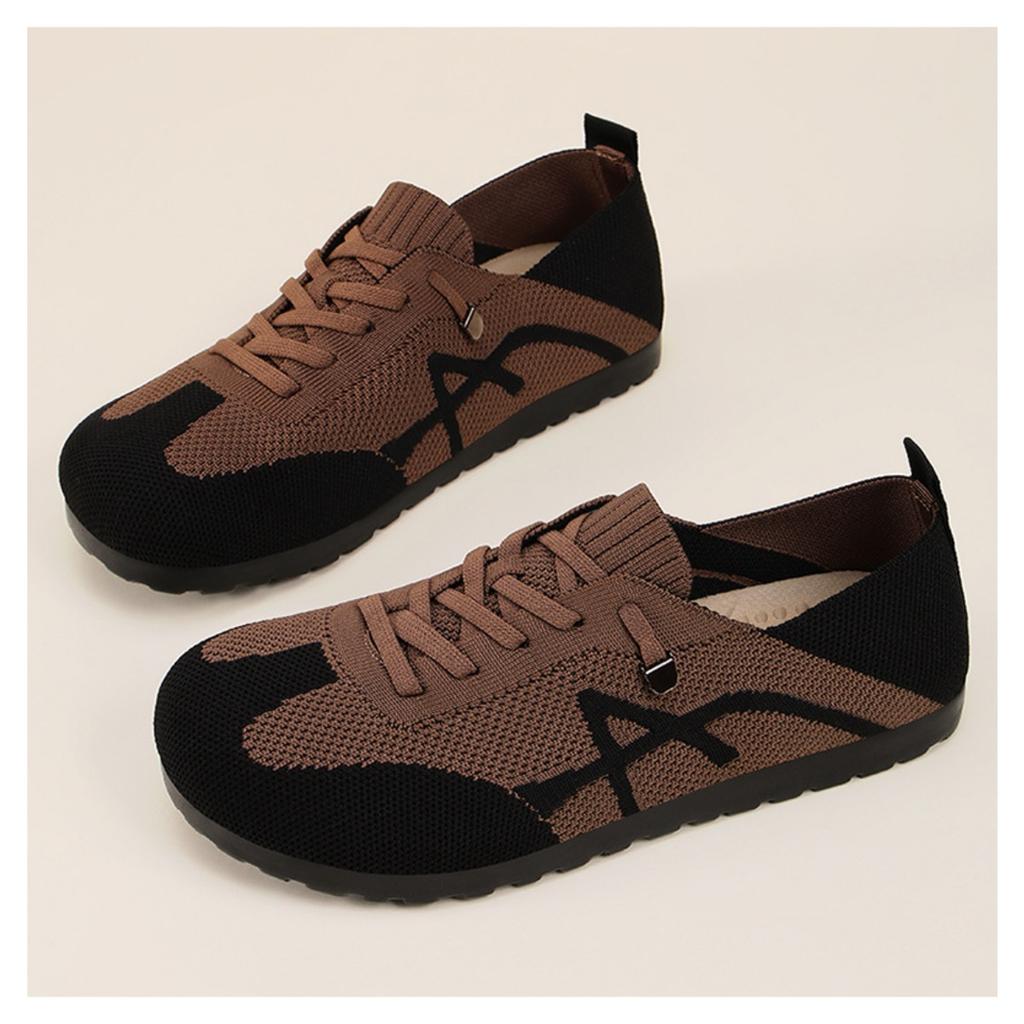 Shoes Women's Spring Shoes Breathable Stirrup Casual Shoes, Color Blocking Hundreds of Sneakers