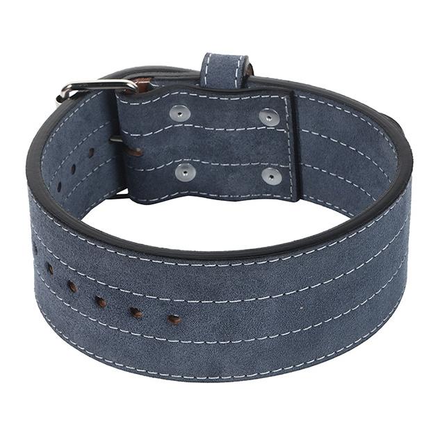 Kraft-Fitness-Gewichthebergürtel, tiefe Kniebeuge, hartes Ziehen, Kraftheben, Taillenschutz, Sporthebel und Protektoren aus Rindsleder zum Gewichtheben