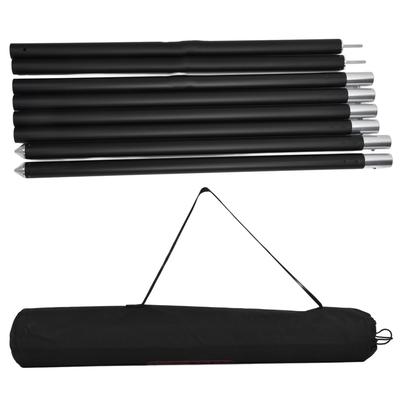 2,8 M 33mm Zelt Pole Aluminium Legierung Markise Stange für Sonnenschirm Wandern Rucksackreisen Camping