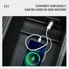Auto Logo Schnelles Laden Typc Adapter 3.0 USB Konverter Auto Zubehör Für Nissan Nismo Tiida Teana GTR Juke Note Versa Almera