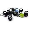 Fashionable Mini Kettlebell Keychain Sturdy Rubber Backpack Charm Lightweight Key Holder For Outdoor Use