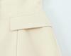 European & American Style Summer Vest Top with Button & Pleated Long Pants
