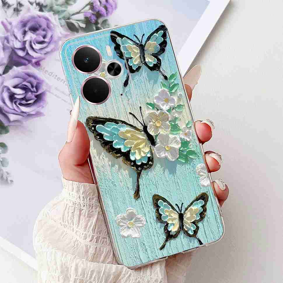 Bumper Clear Case For Realme 14 5G Soft Transparent Cases Silicone Shockproof Cover For Realme 14 14X Pro Realme14Pro Fundas