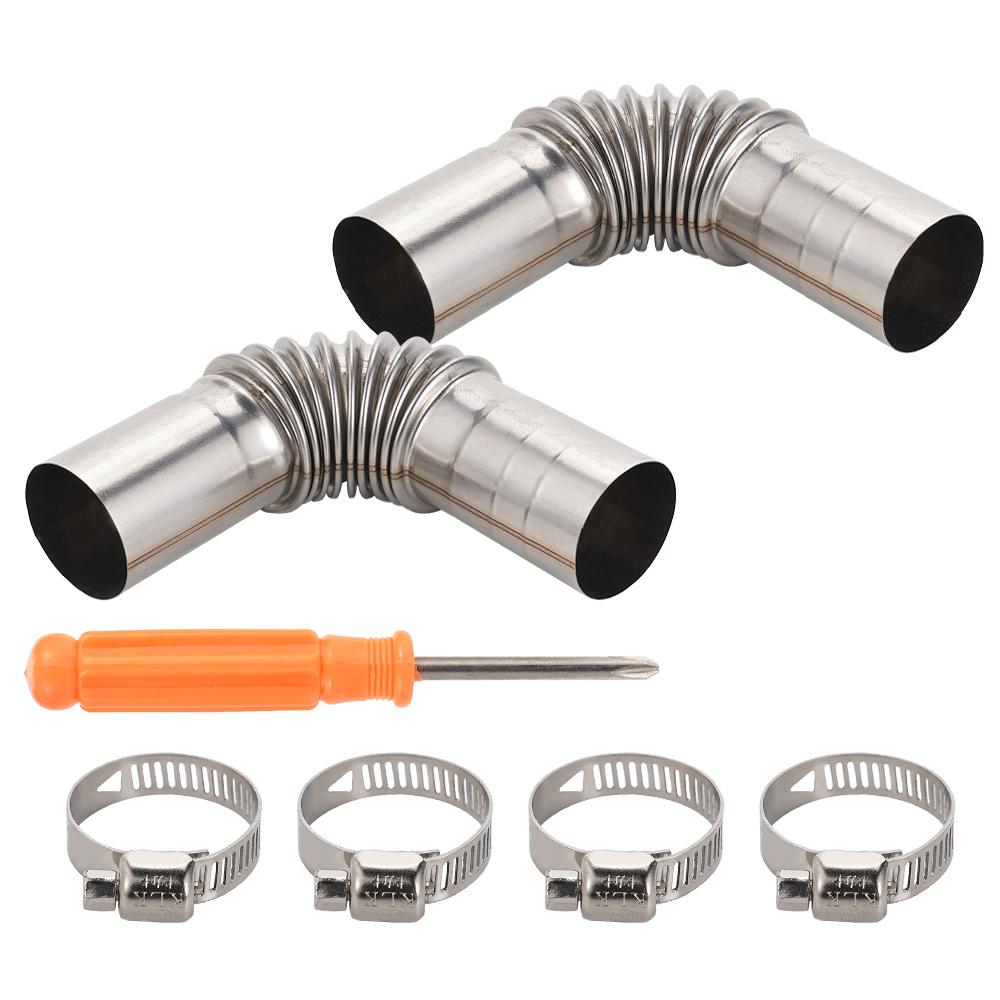 25mm Innendurchmesser Standheizung Auspuffrohr Schalldämpfer Adapter Fittings 12-24V 2-8KW Universal Für Webasto Eberspacher