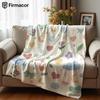 Pastel Dream Lightweight Microfiber Soft Christmas Fleece Blanket Warm Cozy Throw for Bed Sofa Office Travel All Season