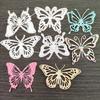 2sets Butterflies Metal Cutting Dies Scrapbooking Stencil DIY Paper Card Decorative Embossing Die Cut Craft
