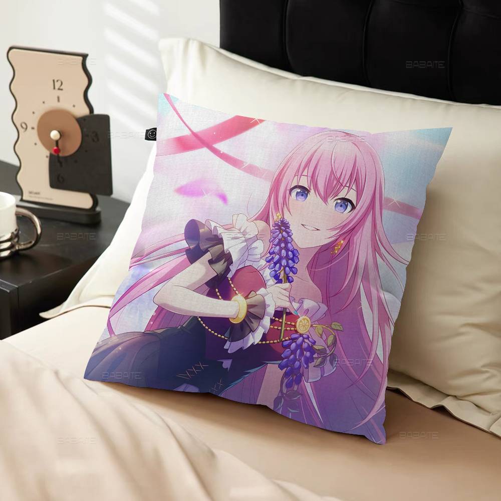 Megurine Luka Cartoon Pillow Cover for Bedroom Room and Living Room Sofa Decorative Cushion Cover