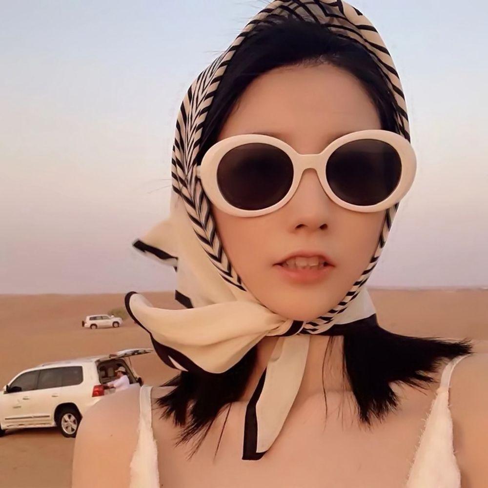 Scarf Collocation Clothing Accessories Female Shawl Korean Style Scarves Printed Scarf Silk Scarf